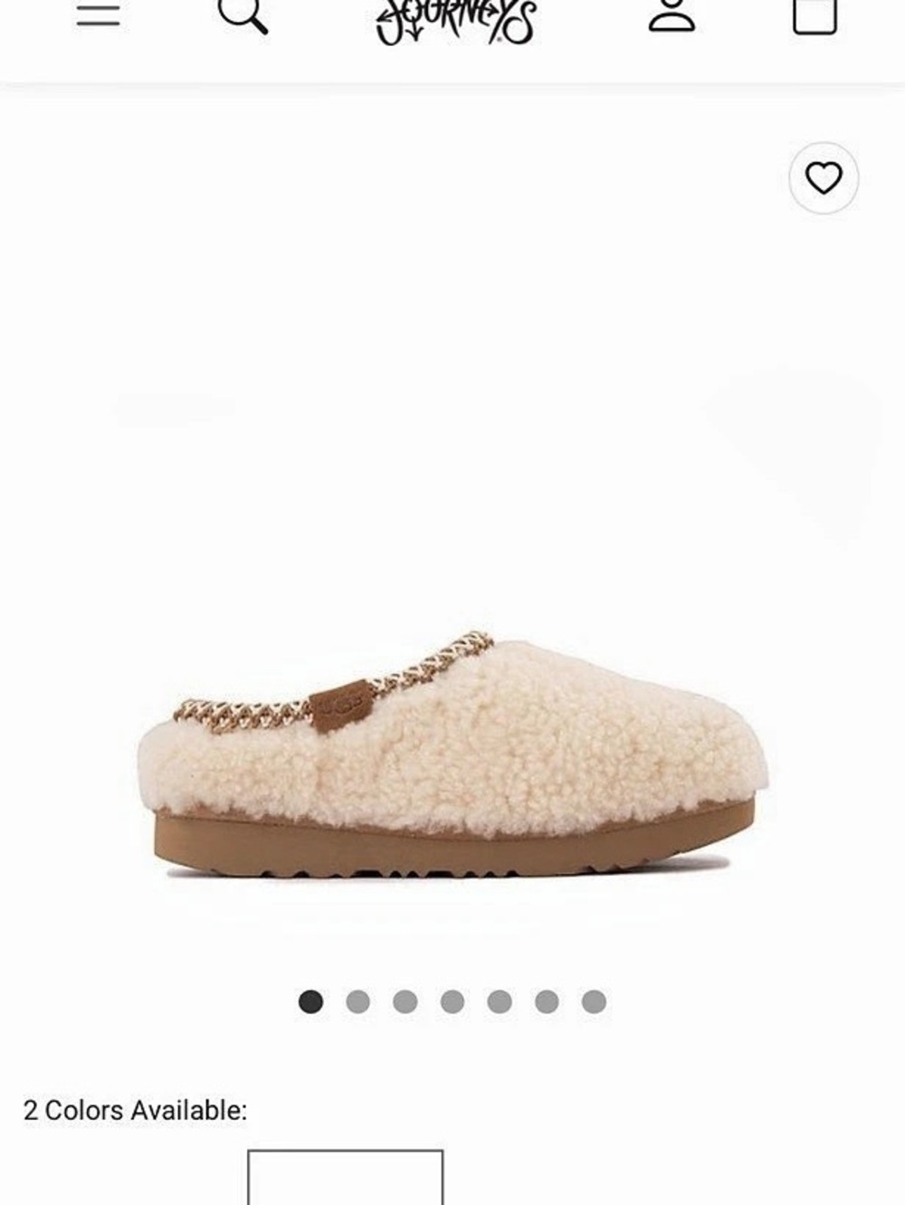 Ugh Tasman Cream fuzzy Slippers new girls size 12-1